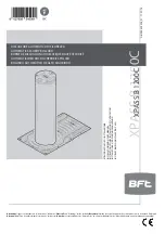 BFT XPASS B 1200C Installation Manual preview