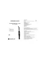 Предварительный просмотр 1 страницы BG Light Ltd BLUEDENT POWER PEN Operation Manual