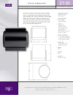 Preview for 2 page of Bg Radia Series 210i Specifications