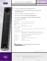 Preview for 2 page of Bg Radia Series R-600 Specifications