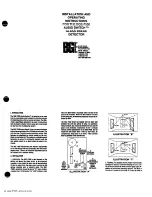 Предварительный просмотр 1 страницы BGE AUDIO SWlTCH BGE-7500 Installation And Operating Instructions