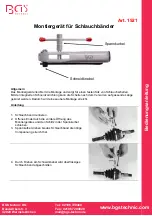 Preview for 1 page of BGS technic 1521 Instruction Manual