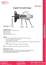 Preview for 2 page of BGS technic 1941 Instruction Manual