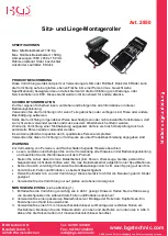 BGS technic 2850 Instruction Manual preview