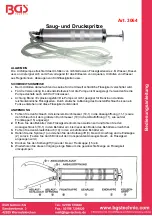 BGS technic 3064 Instruction Manual preview