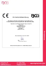 Предварительный просмотр 16 страницы BGS technic 3224 Instruction Manual