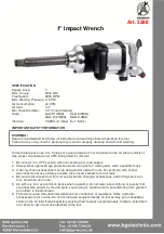 Preview for 1 page of BGS technic 3288 Quick Start Manual