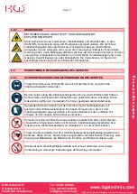 Preview for 5 page of BGS technic 3390 Instructions For Use And Maintenance Manual