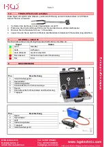 Preview for 9 page of BGS technic 3390 Instructions For Use And Maintenance Manual