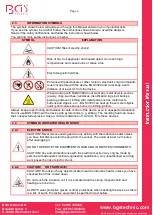 Preview for 18 page of BGS technic 3390 Instructions For Use And Maintenance Manual