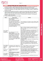 Preview for 25 page of BGS technic 3390 Instructions For Use And Maintenance Manual