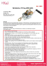 BGS technic 3485 Instruction Manual предпросмотр