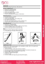 Preview for 4 page of BGS technic 4026947032368 Instruction Manual