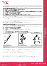 Preview for 6 page of BGS technic 4026947032368 Instruction Manual