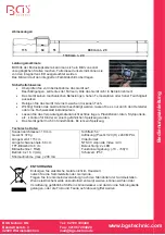 Preview for 2 page of BGS technic 63210 Instruction Manual