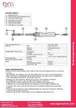 Preview for 2 page of BGS technic 63220 Quick Start Manual