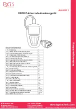 BGS technic 63311 Instruction Manual preview