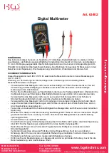 Preview for 1 page of BGS technic 63402 Instruction Manual