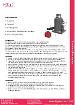 Preview for 2 page of BGS technic 70040 Instruction Manual