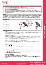 Предварительный просмотр 6 страницы BGS technic 70211 Instruction Manual