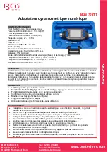 Предварительный просмотр 9 страницы BGS technic 70211 Instruction Manual