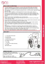 Preview for 7 page of BGS technic 73374 Instruction Manual