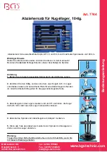 Предварительный просмотр 1 страницы BGS technic 7744 Instruction Manual