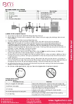 Preview for 6 page of BGS technic 8688 Instruction Manual