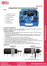 Preview for 1 page of BGS technic 8716 Instruction Manual