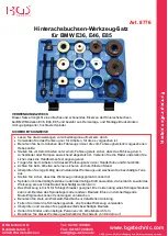 BGS technic 8776 Instruction Manual preview