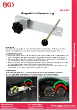 Preview for 1 page of BGS technic 8957 Instruction Manual