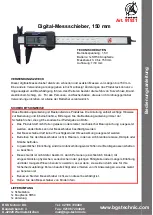 Предварительный просмотр 1 страницы BGS technic 91931 Instruction Manual