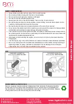 Предварительный просмотр 4 страницы BGS technic 9379 Instruction Manual