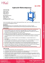 BGS technic 9790 Instruction Manual preview