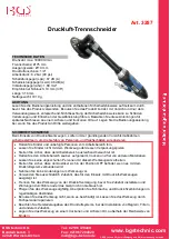 BGS technic BGS 3287 Instruction Manual предпросмотр