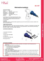 Preview for 1 page of BGS technic BGS 407 Instruction Manual