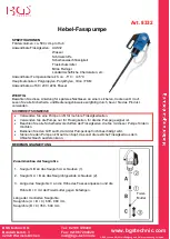 Предварительный просмотр 1 страницы BGS technic BGS 8332 Instruction Manual