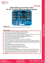 Предварительный просмотр 5 страницы BGS technic BGS 9086 Instruction Manual