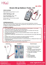 Preview for 1 page of BGS technic BGS 9791 Instruction Manual