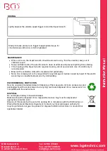 Предварительный просмотр 16 страницы BGS technic BGS 9928 Manual