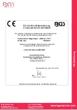 Предварительный просмотр 3 страницы BGS technic TH810001 Instruction Manual