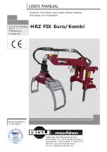 BGU HRZ FIX Euro/Kombi User Manual предпросмотр