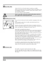 Preview for 12 page of BGU SM 300 Original Instruction Manual