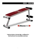 BH FITNESS Atlanta300 Instructions For Assembly And Use preview