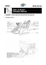 Preview for 6 page of BH FITNESS BH SHIATSU Ultimate Deluxe M-700 Instructions For Assembly And Use