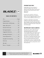 Предварительный просмотр 2 страницы BH FITNESS BLADEZ 200E Owner'S Manual