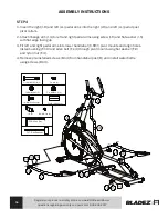 Предварительный просмотр 16 страницы BH FITNESS BLADEZ 200E Owner'S Manual