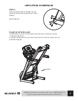 Preview for 49 page of BH FITNESS BLADEZ 200T Owner'S Manual