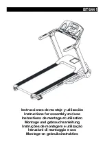 BH FITNESS BT6441 Instructions For Assembly And Use preview