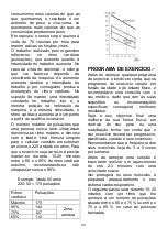 Preview for 45 page of BH FITNESS BT6441 Instructions For Assembly And Use